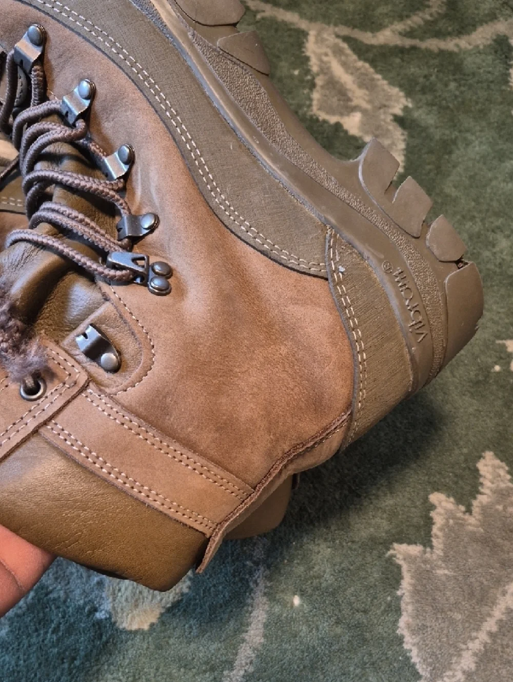 Belleville brown leather